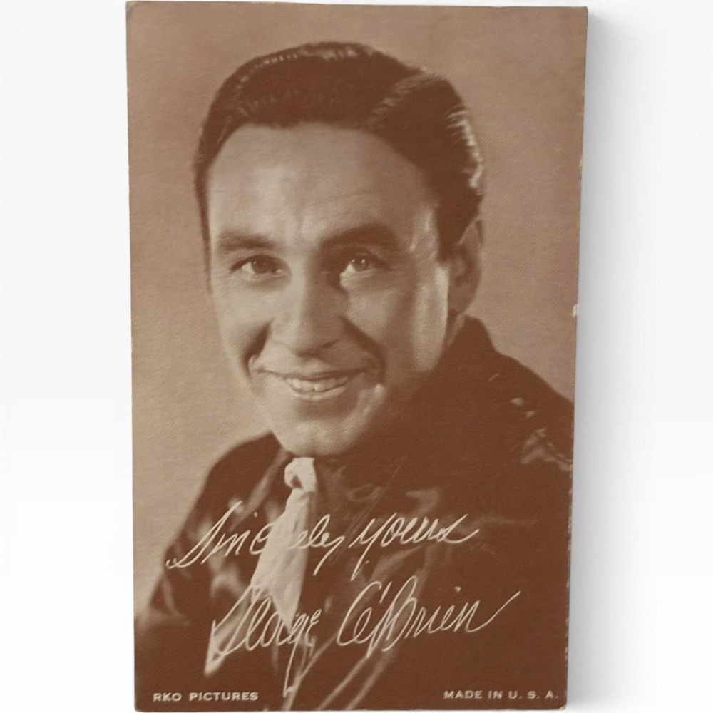 George O'Brien RKO Vintage Movie Fan Promo Photo Card Postcard 1920s